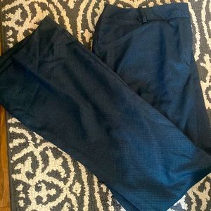 Worthington 18W curvy fit teal brown textured  pants